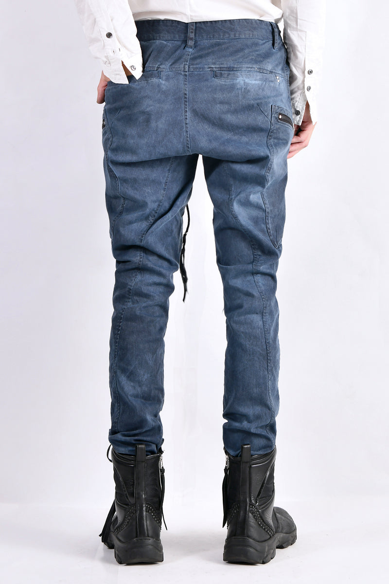 2102-PT02A Double Pocket Twill Pants 03 Navy