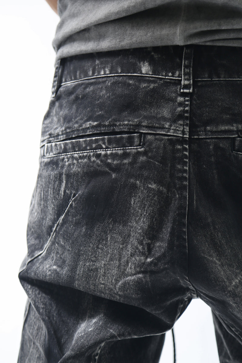 1902-PT06B Discharged Crush Pants