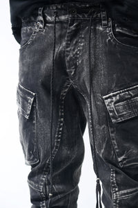 1902-PT06A Discharged Double Flap Pants