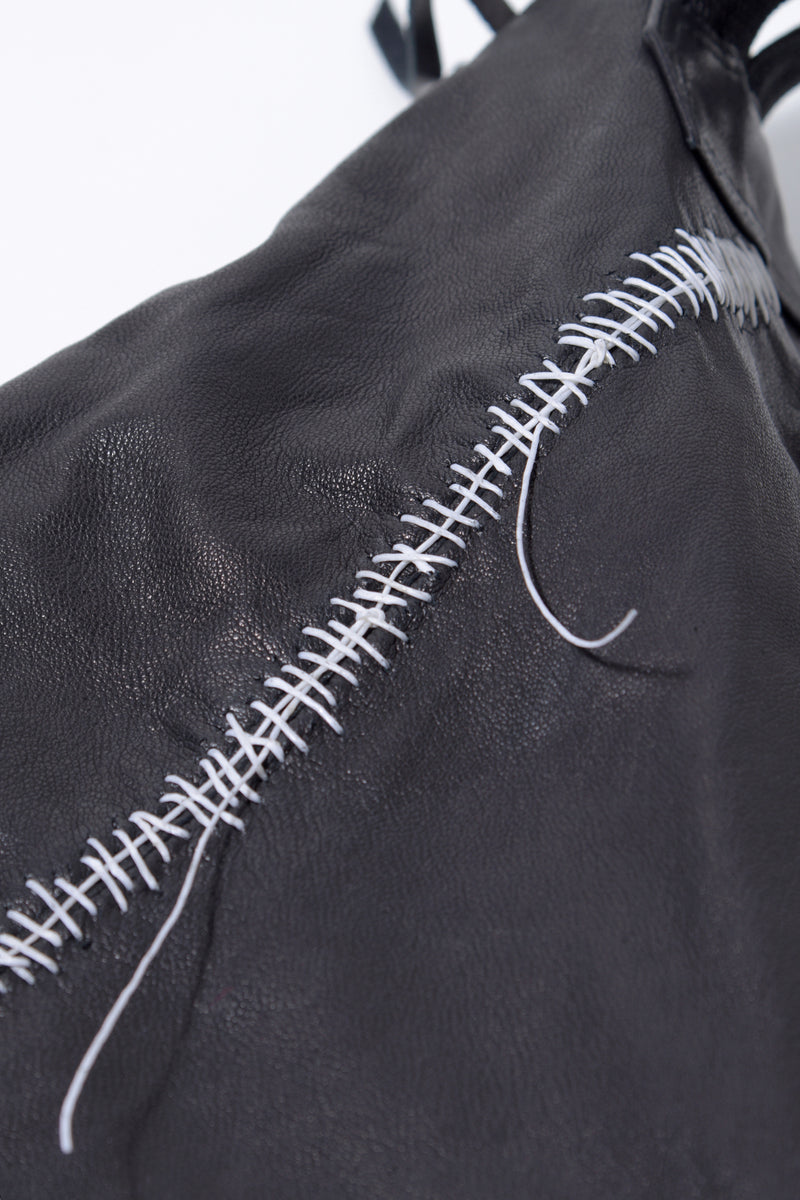 2202-BG01 Hand Stitch Triangle Backpack