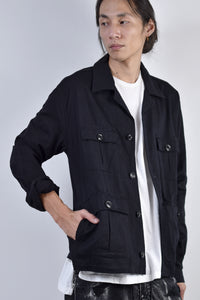 2002-SH07B Splash Field Shirt Black