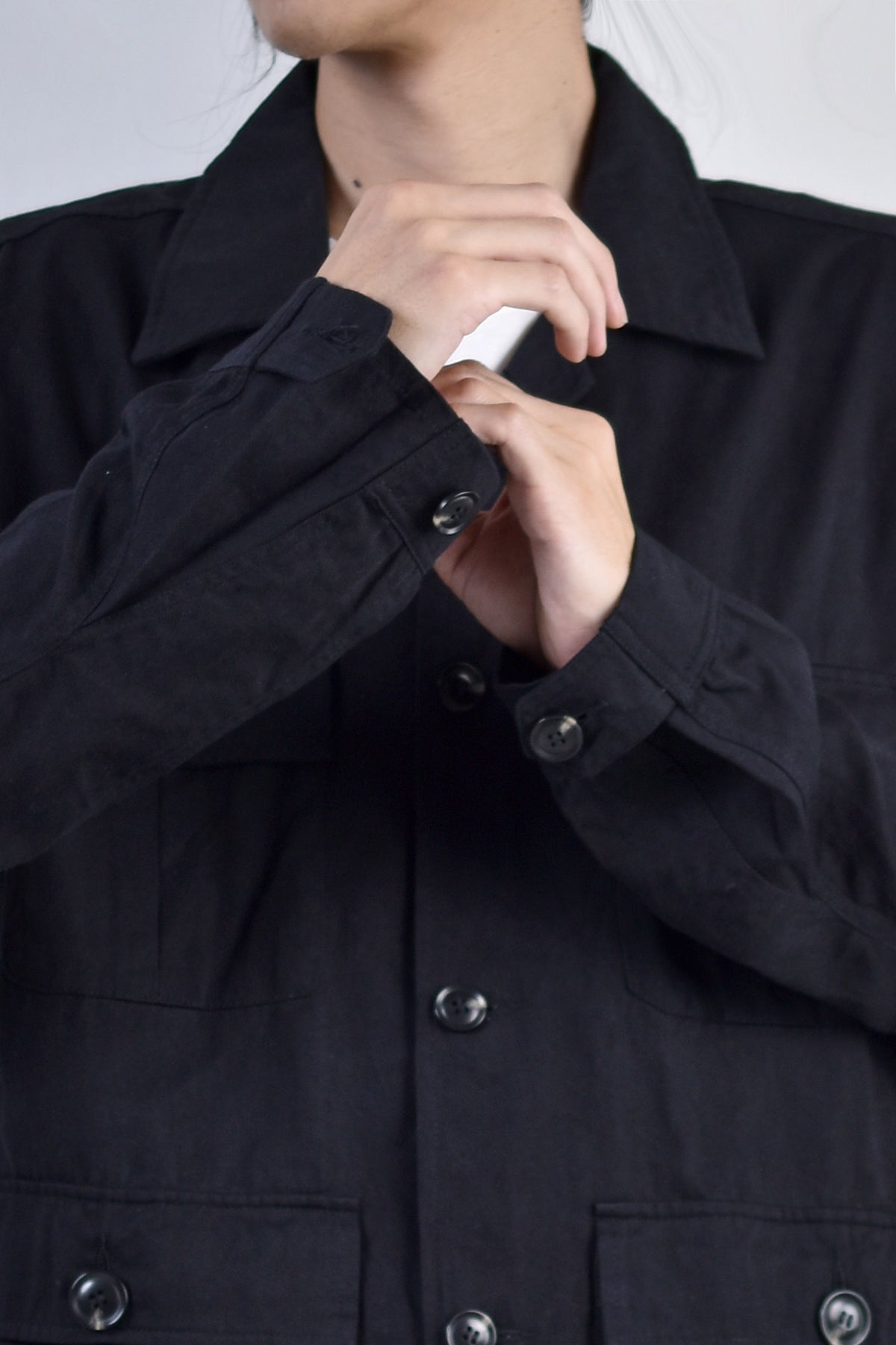 2002-SH07B Splash Field Shirt Black