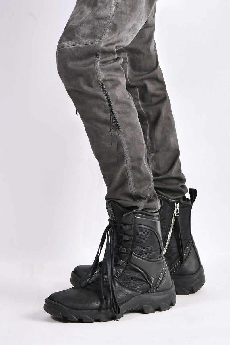 2102-PT01A Stretch Twill Pants 03 Charcoal