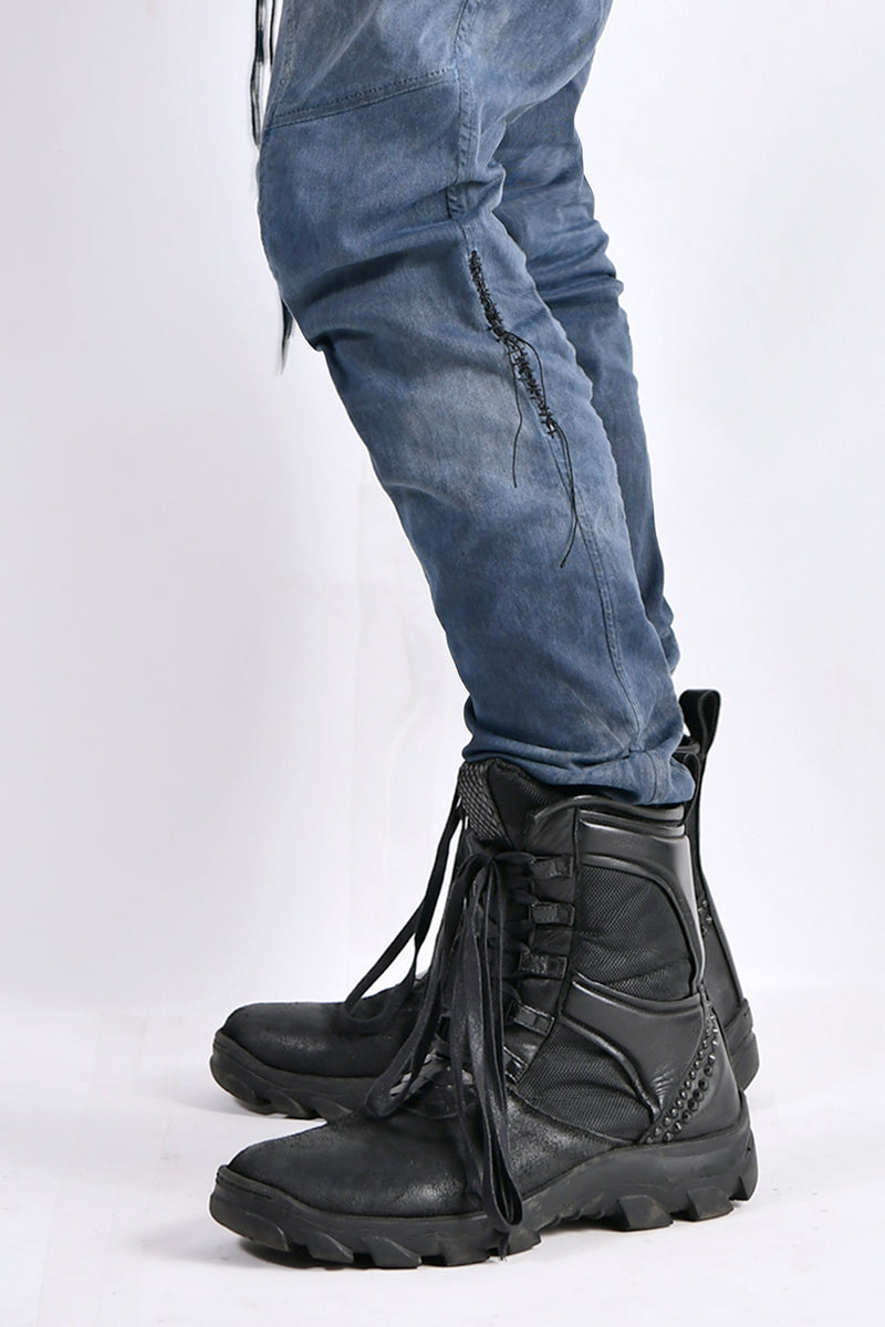 2102-PT01A Stretch Twill Pants 03 Navy