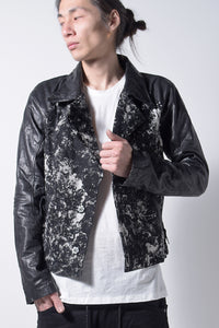 2202-JK06 Flake Discharged Jacket