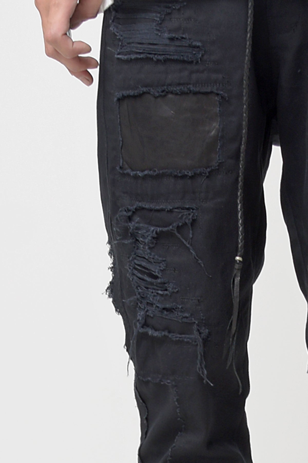 2301-PT02 Drop Crotch Crush Pants