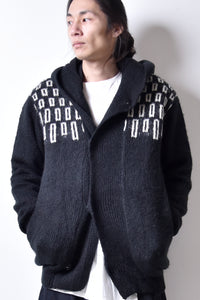 1902-KT04 Monolith Mohair Hooded JKT