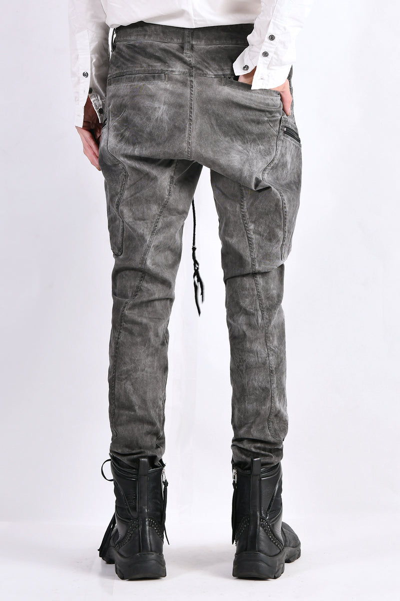 2102-PT02A Double Pocket Twill Pants 03 Charcoal