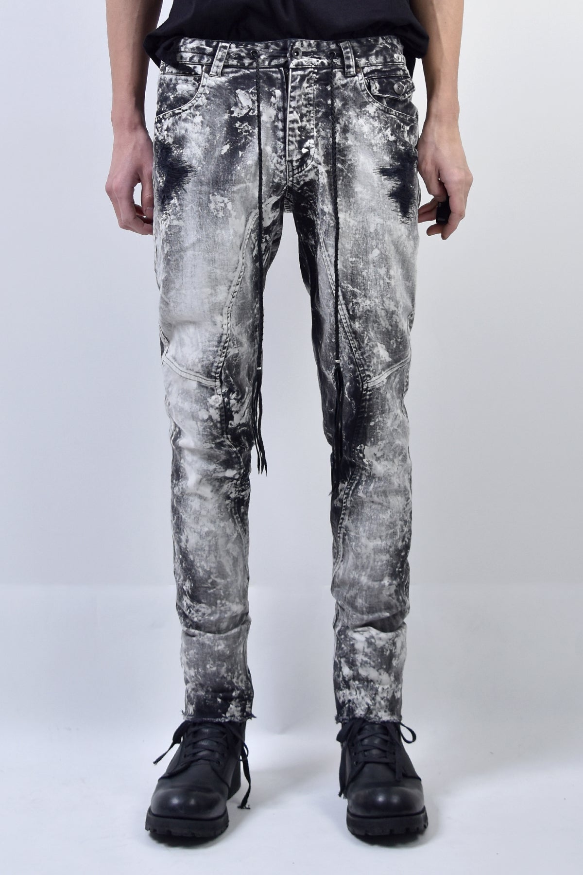 2101-PT01B Discharged Stretch Twill Pants 01