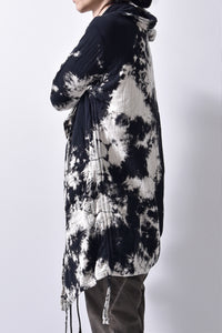2102-TP04B Hooded Tie Dye Gauze CD / LS