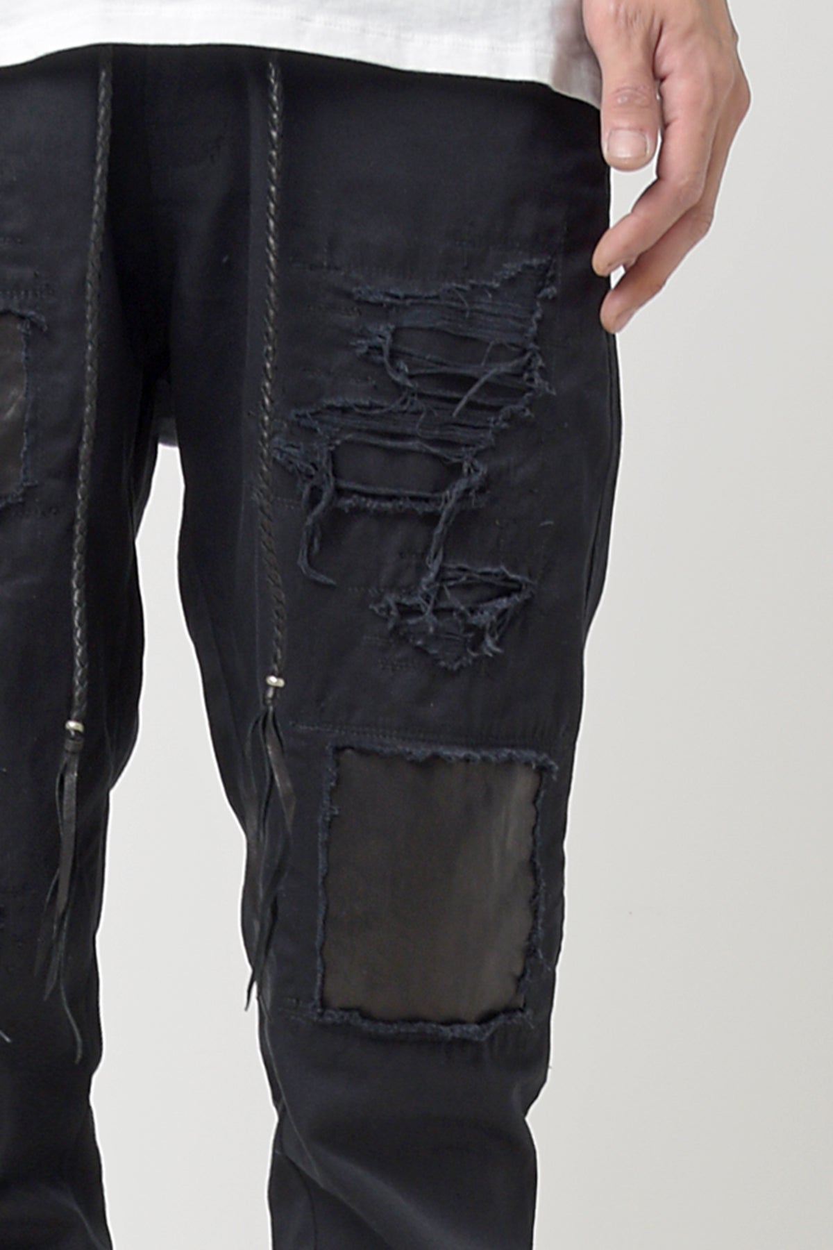 2301-PT02 Drop Crotch Crush Pants