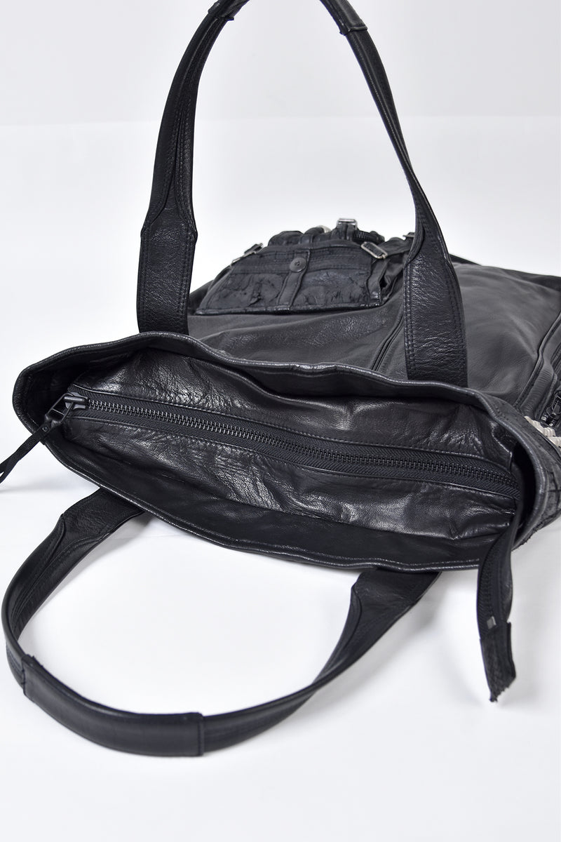 1301-BG02 White Estoc Tote