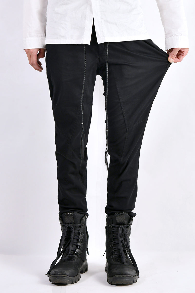 2102-PT01A Stretch Twill Pants 03 Black