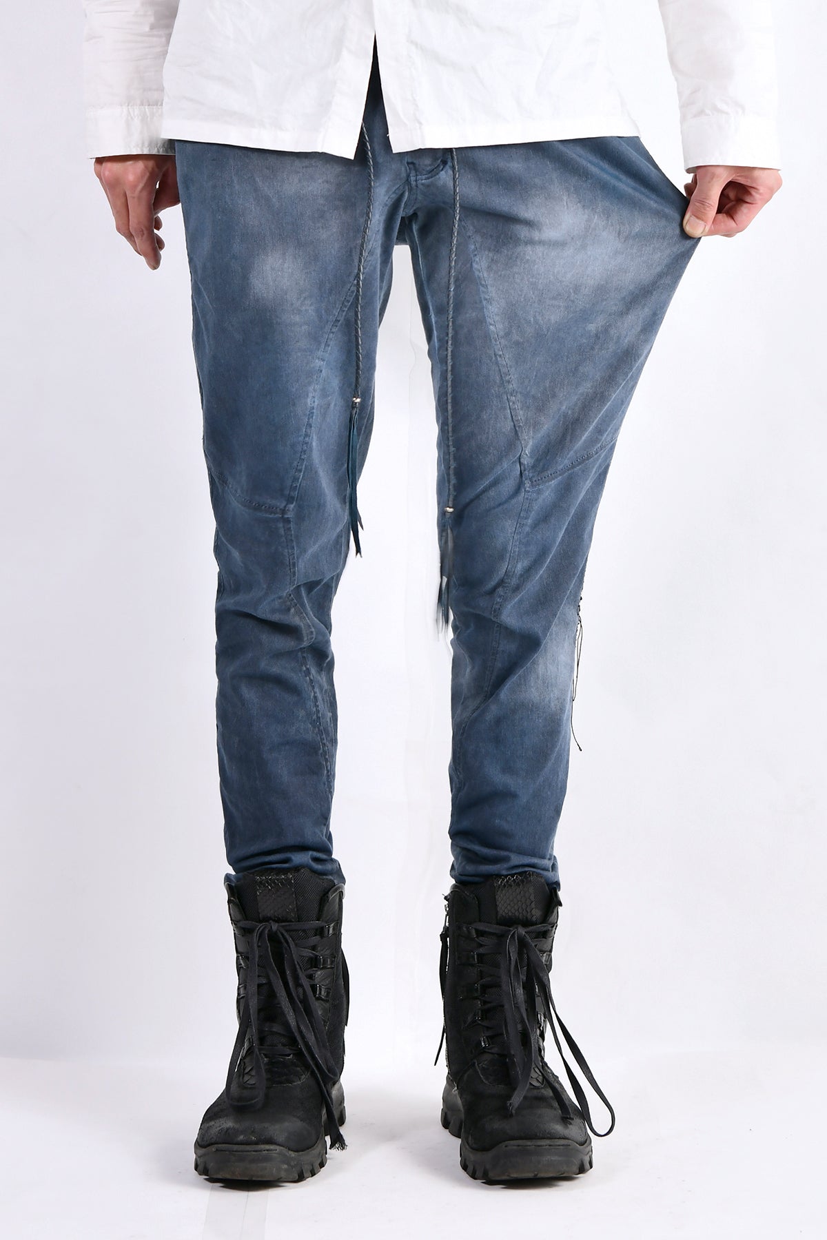 2102-PT01A Stretch Twill Pants 03 Navy