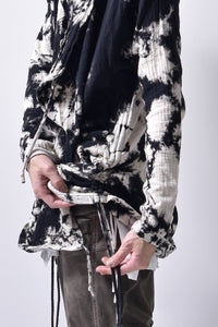 2102-TP04B Hooded Tie Dye Gauze CD / LS