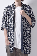 2101-SH07 Leopard Lazy Shirt