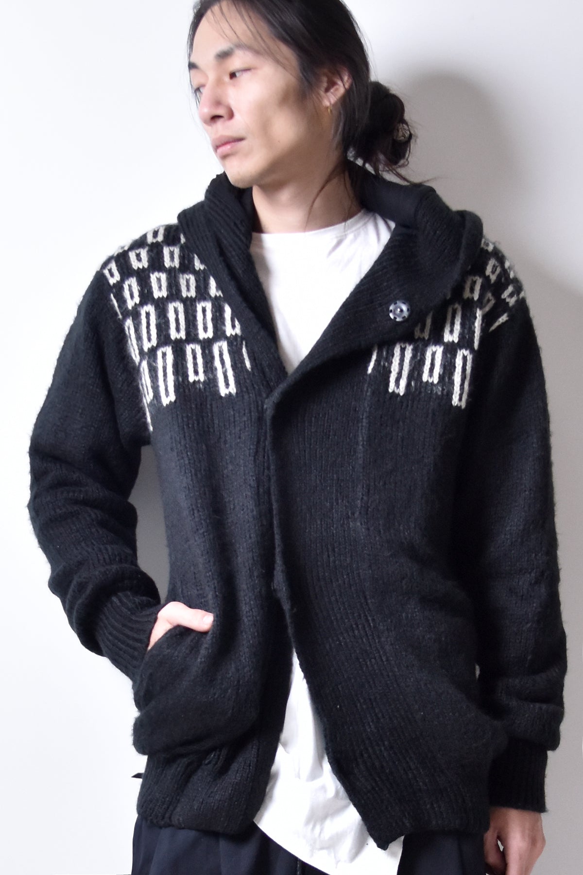 1902-KT04 Monolith Mohair Hooded JKT