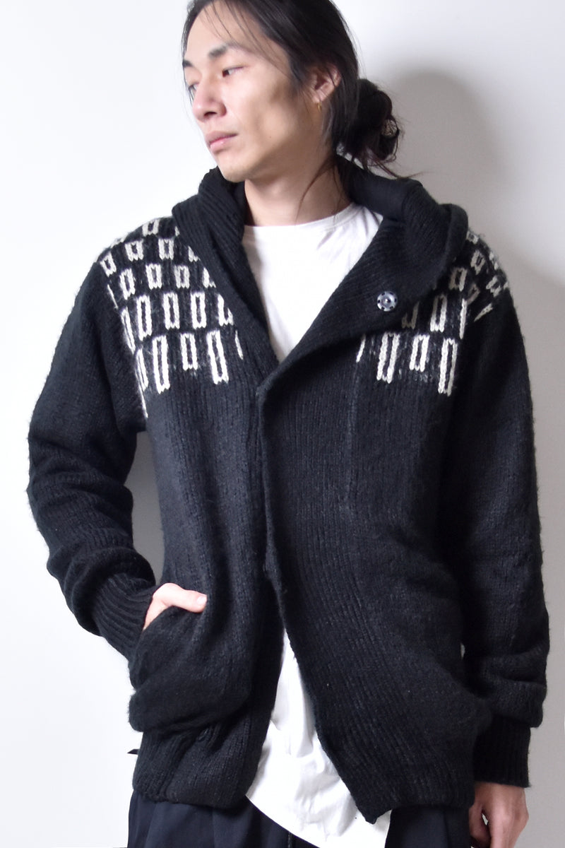 1902-KT04 Monolith Mohair Hooded JKT