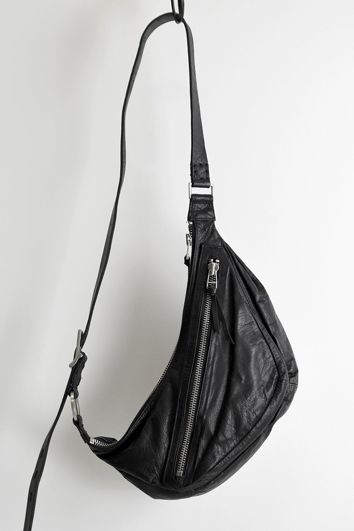 1901-BG02 Double Zip Shoulder Bag