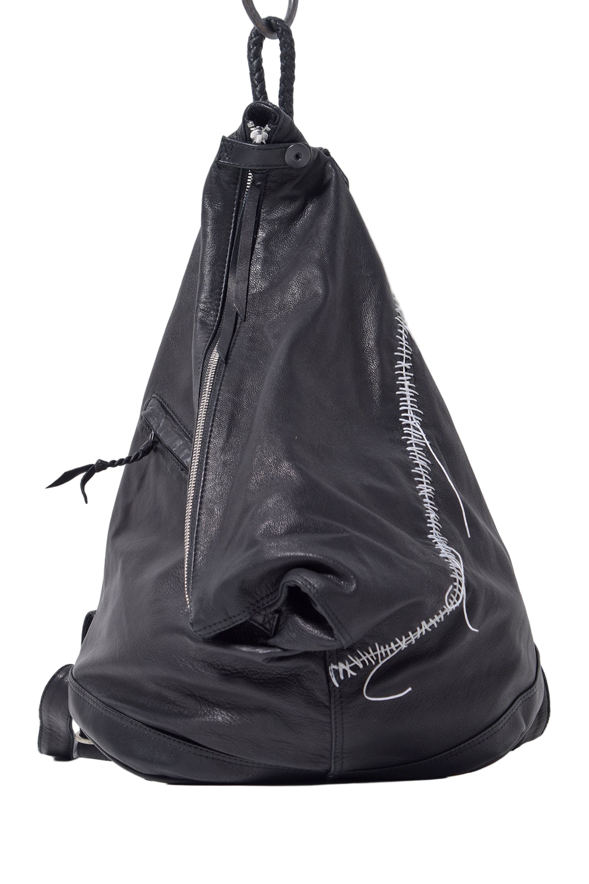 2202-BG01 Hand Stitch Triangle Backpack – KMRii OFFICIAL ONLINE STORE