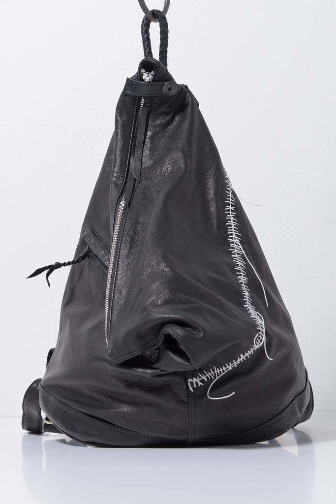 2202-BG01 Hand Stitch Triangle Backpack