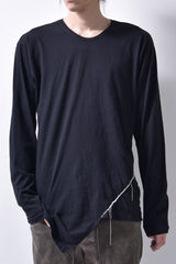 2102-CT02/LS Slash Cut 04 / LS Black