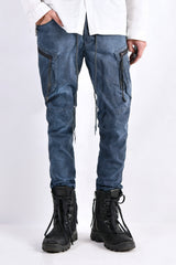 2102-PT02A Double Pocket Twill Pants 03 Navy