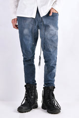 2102-PT01A Stretch Twill Pants 03 Navy