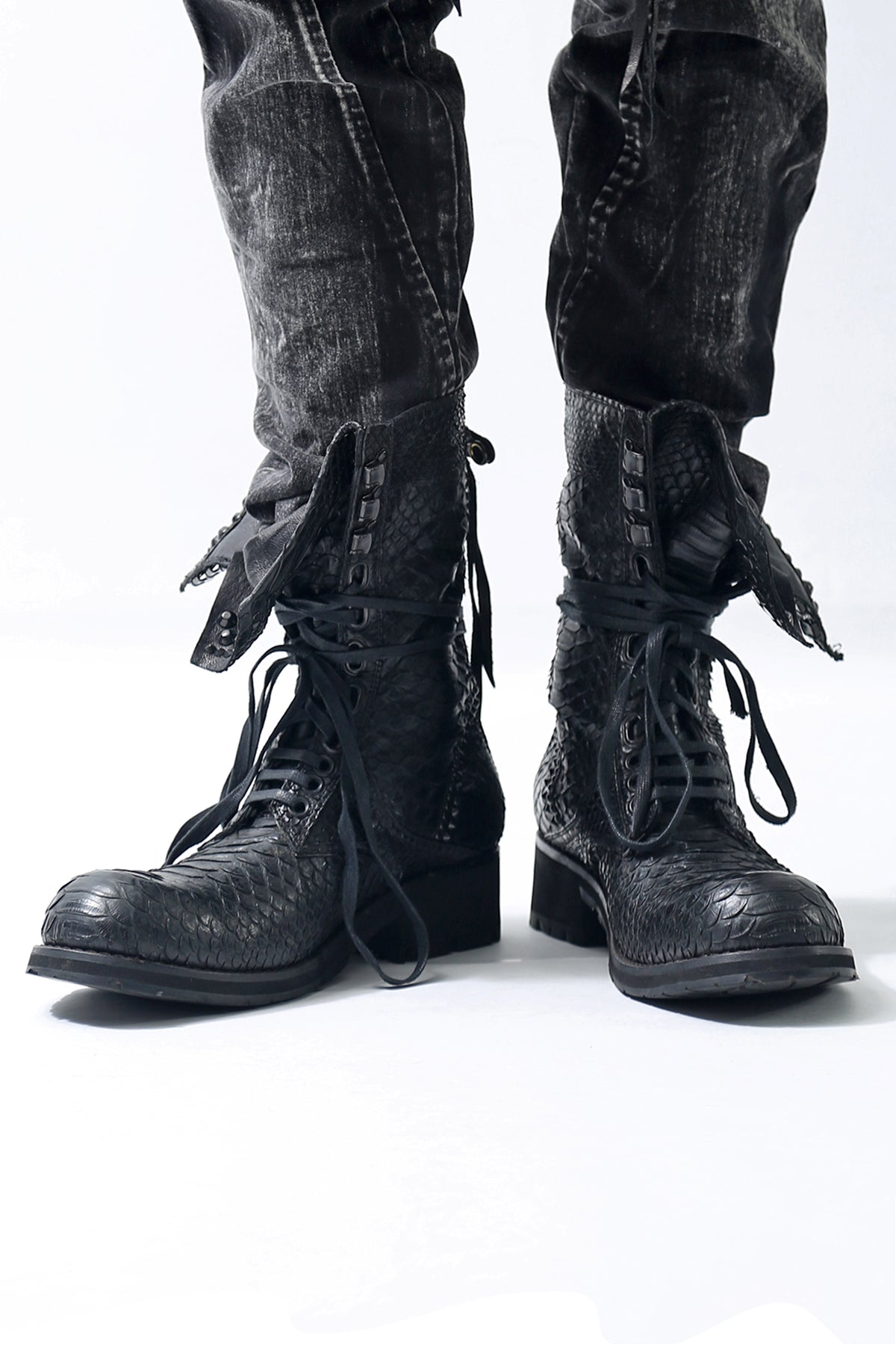 KMRii（ケムリ） ブーツ KMRii / Crush Jet Boots CUSTOM ブーツ ブラック O-24-12-29-089-KM