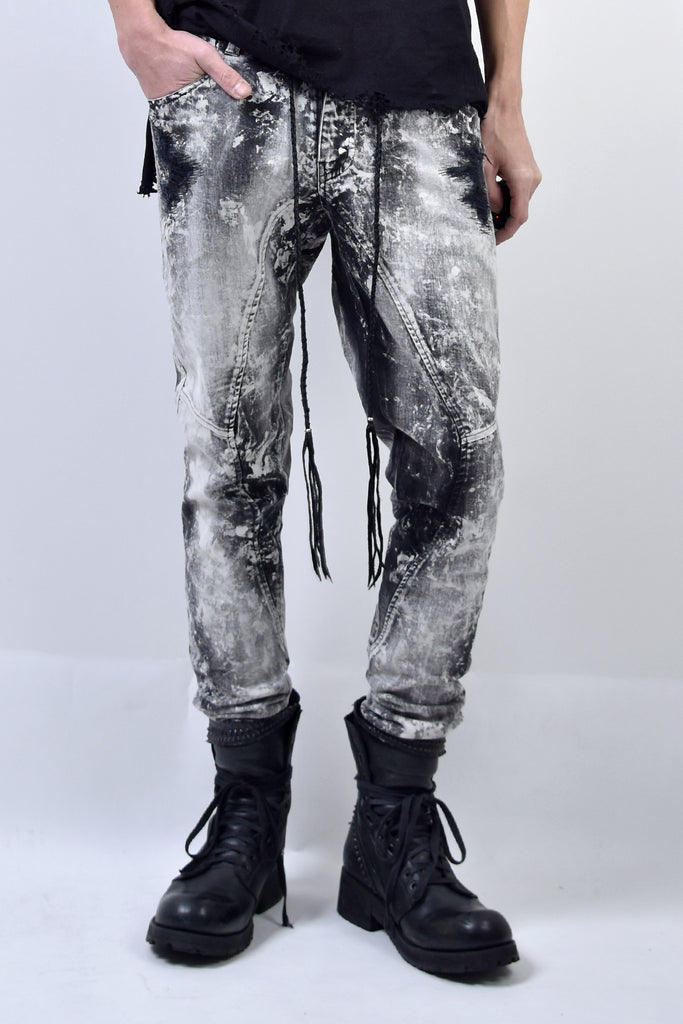 2101-PT01B Discharged Stretch Twill Pants 01