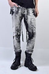2101-PT01B Discharged Stretch Twill Pants 01
