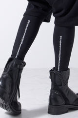 2202-PT09 Hand Stitch Print Leggings -Men's-