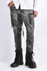 2102-PT02A Double Pocket Twill Pants 03 Charcoal