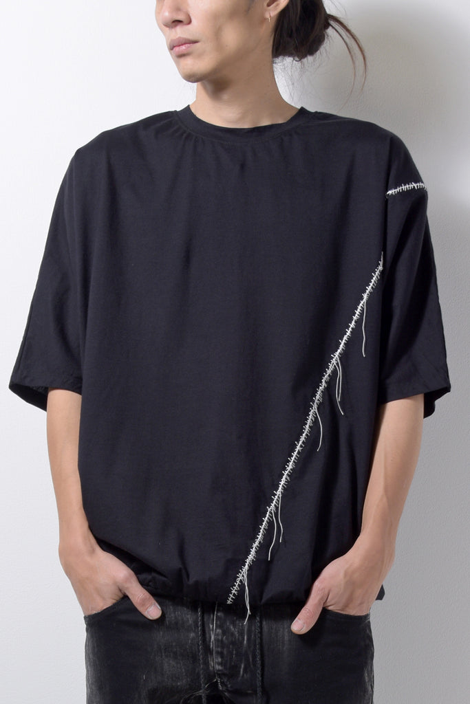 2201-CT06 Hand Stitched Dolman Cut Black
