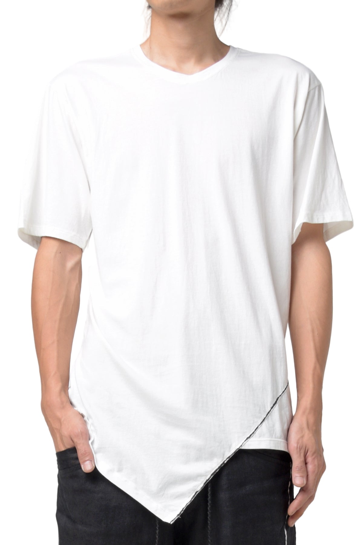 2301-CT01/SS Discharged Slash Cut 03 / SS White