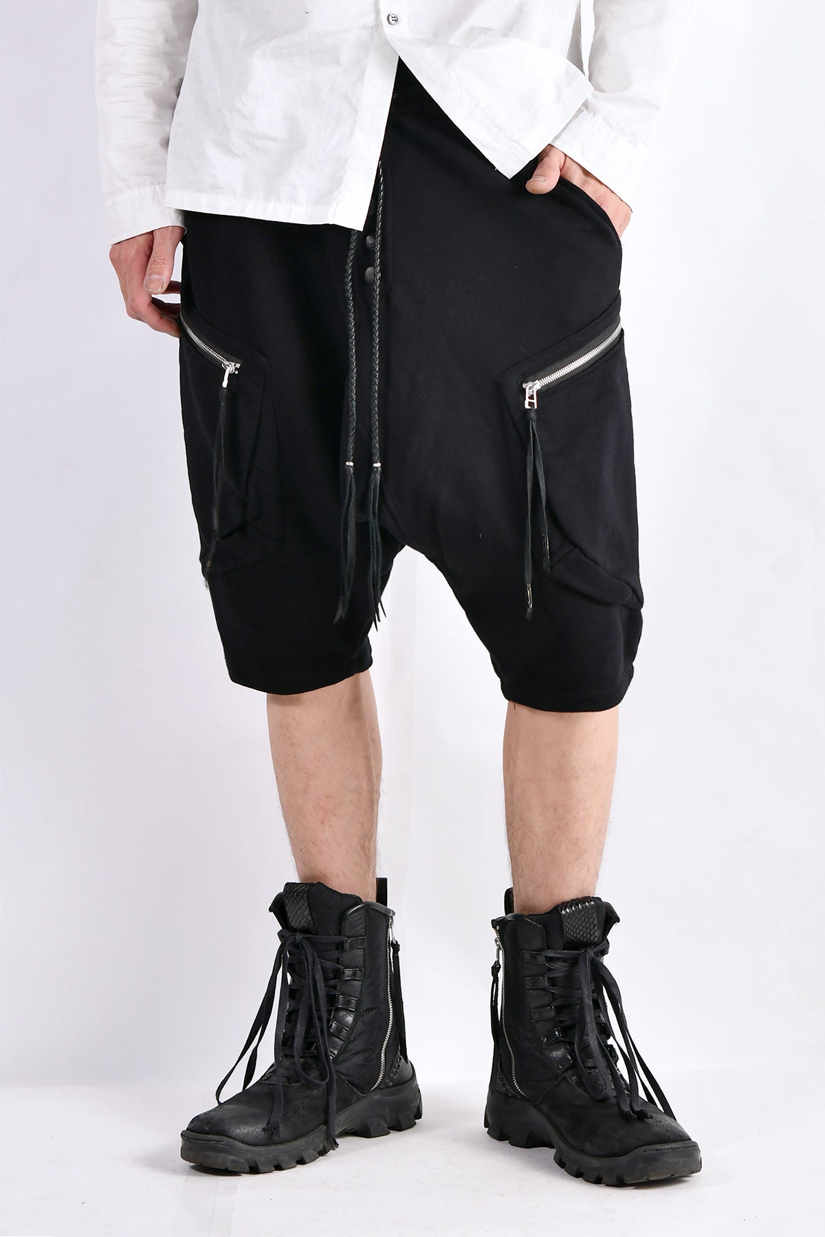 2102-PT04 Fleece Double Pocket Shorts