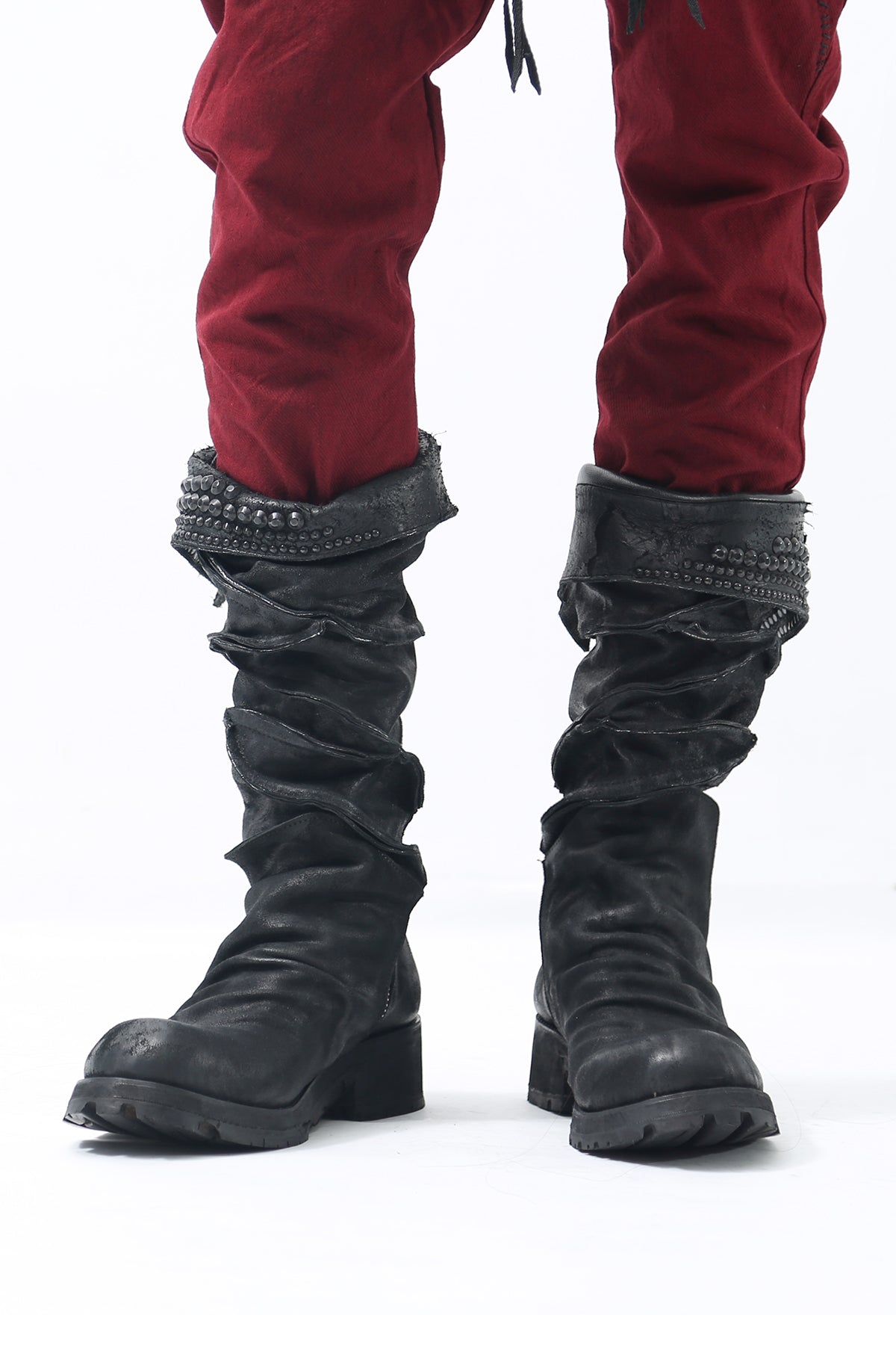 靴 kmrii 1401-BO01 Crush Jet Boots 07 KMRii ケムリ Crush Jet Boots 07 クラッシュ ジェット ブーツ ロング