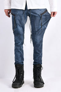 2102-PT02A Double Pocket Twill Pants 03 Navy