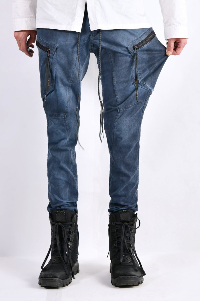 2102-PT02A Double Pocket Twill Pants 03 Navy