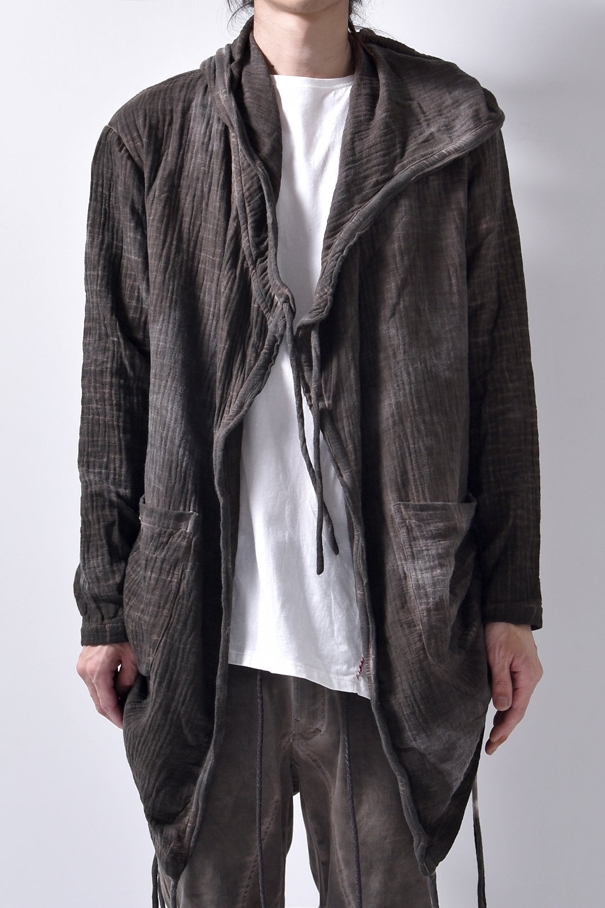 2102-TP04A Hooded Gauze CD / LS Brown