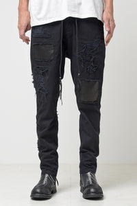 2301-PT02 Drop Crotch Crush Pants