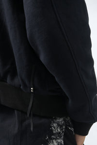 1902-JK06 Parachute Over Blouson Black