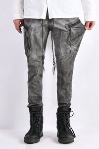 2102-PT02A Double Pocket Twill Pants 03 Charcoal