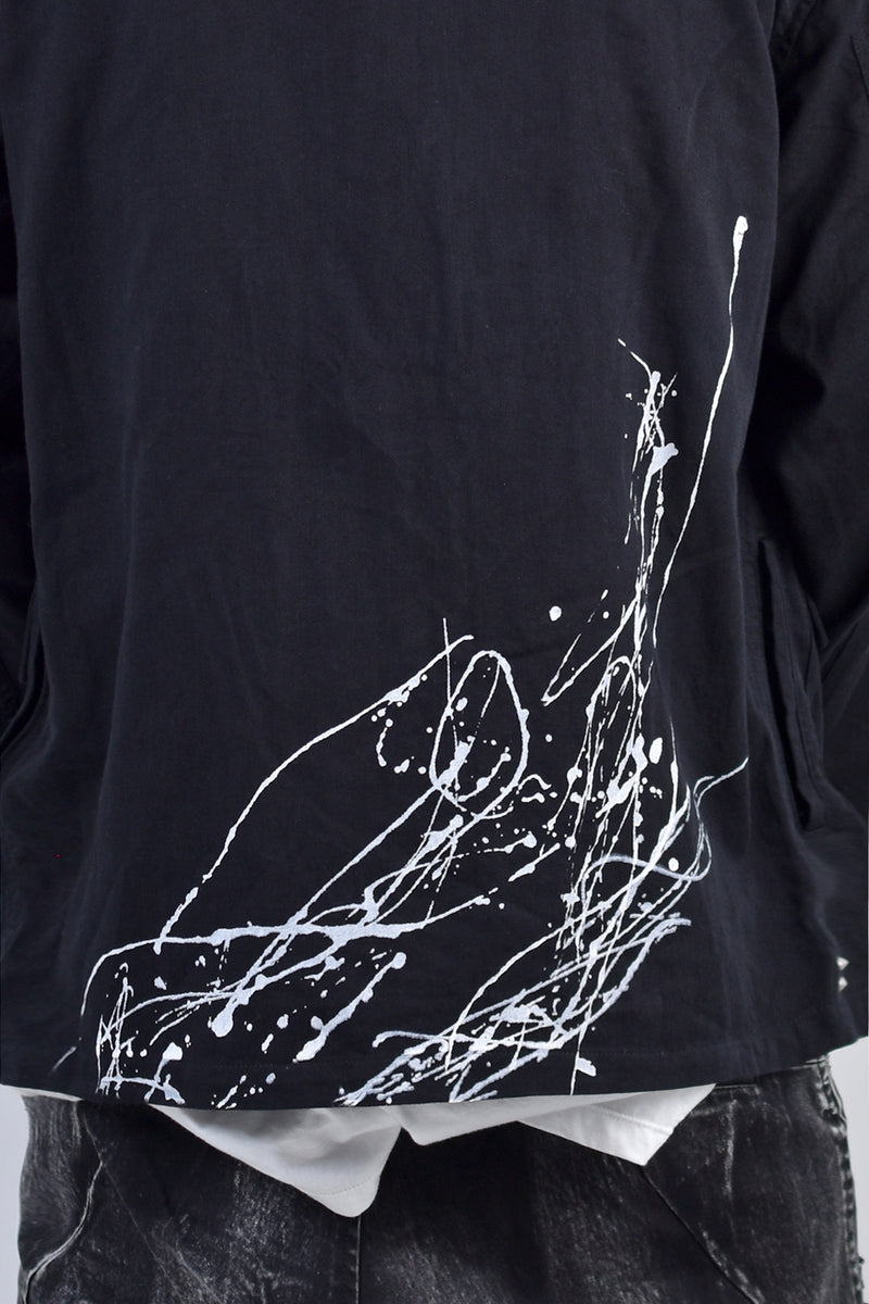 2002-SH07B Splash Field Shirt Black
