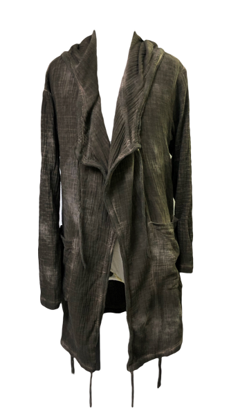 2102-TP04A Hooded Gauze CD / LS Brown