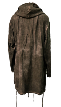 2102-TP04A Hooded Gauze CD / LS Brown