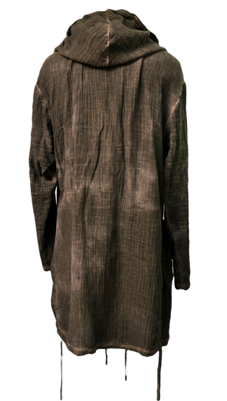 2102-TP04A Hooded Gauze CD / LS Brown