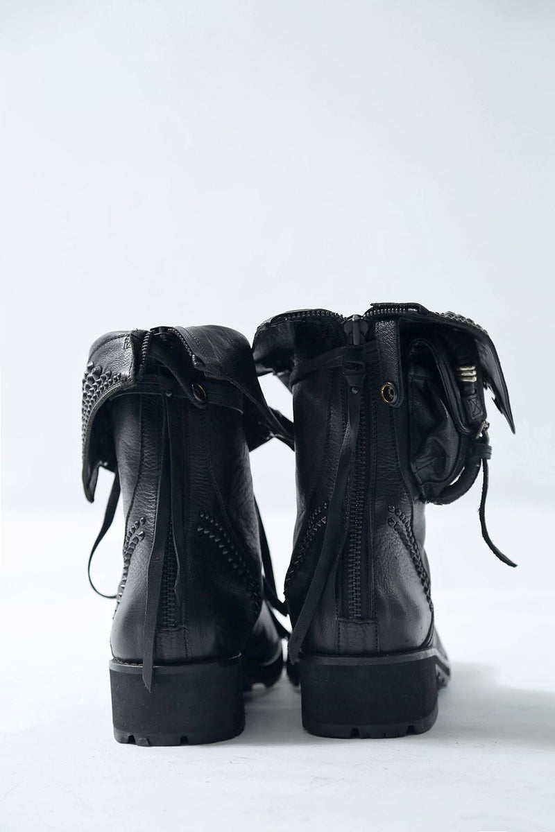 1602-BO07 Chrome Boots 10