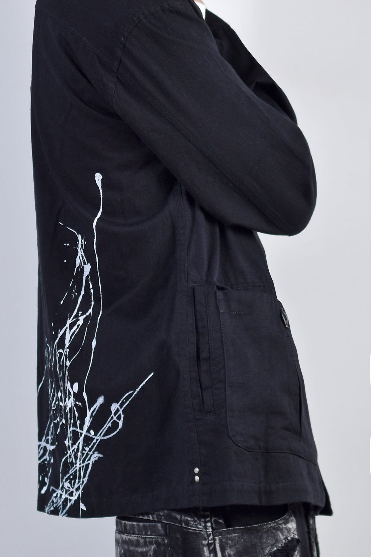 2002-SH07B Splash Field Shirt Black