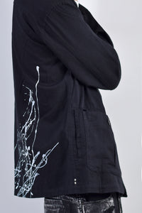 2002-SH07B Splash Field Shirt Black